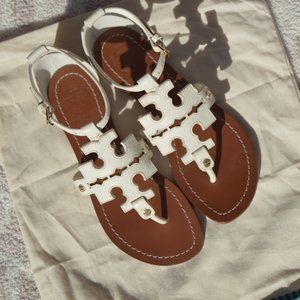 NEW white Phoebe Tory Burch sandal size 5.5/6/6.5